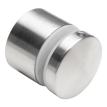 Fixation ponctuelle pour verre fi 50/30/M10x45, verre 8-21,52 mm, AISI 304, système plat, satiné 000-262 (1)