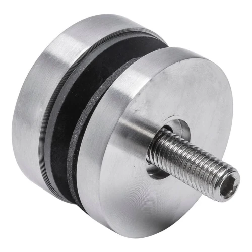 Fixation ponctuelle pour verre fi 50/8/M10x50, verre 8-17,52 mm, AISI 304, système plat, satiné 000-266 (2)