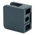 Fixation pour verre 45x45x26 mm anthracite verre 6-10,76 mm zamak système plat peint 000-269 (2)
