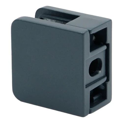 Fixation pour verre 45x45x26 mm anthracite verre 6-10,76 mm zamak système plat peint 000-269 (2)