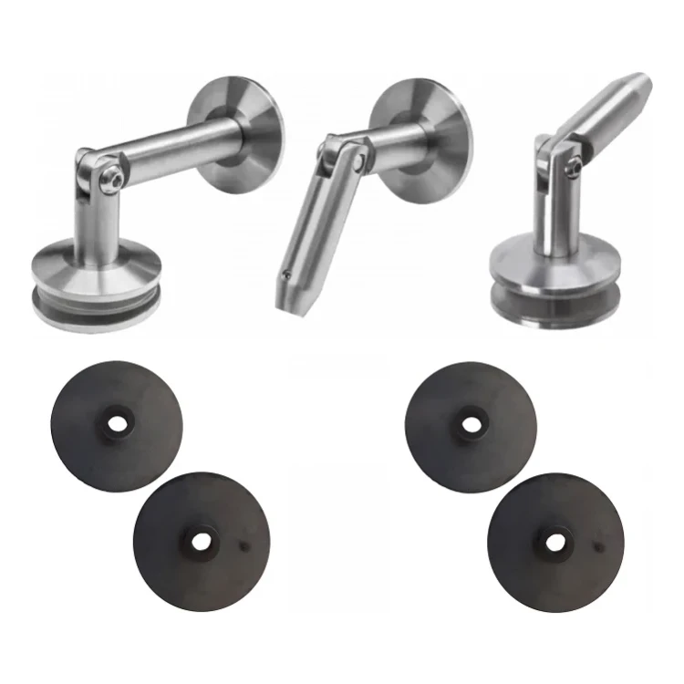 Système de verrières M12, 3 éléments, pour tirant fi 12mm, verre 8-17,52mm (aisi304, universel, satin) (10) 000-285 (1)