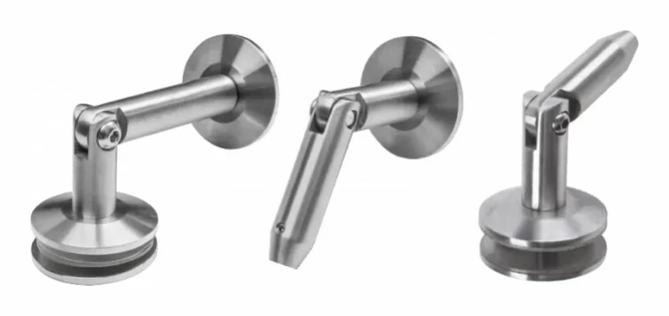 Système de verrières M12, 3 éléments, pour tirant fi 12mm, verre 8-17,52mm (aisi304, universel, satin) (10) 000-285 (2)