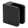 Fixation ponctuelle pour verre 45x45x26 mm, noir, verre 6-10,76 mm, zamak, système plat, peint 000-286 (1)