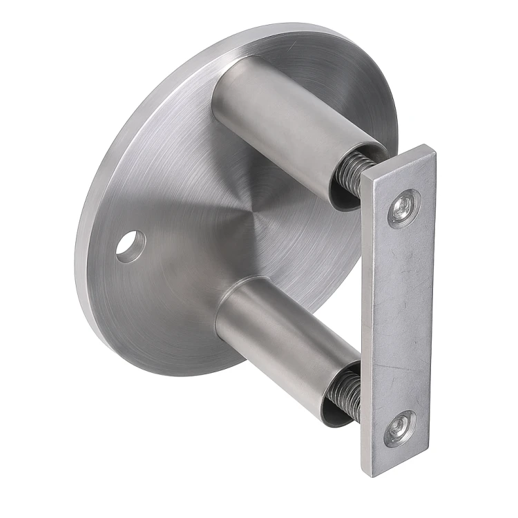 Fixation latérale de poteau fi 42.4 mm pour tube fi 100 mm AISI 304 satiné 000-299 (1)