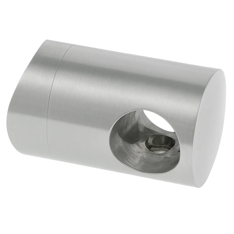 Support traversant pour tige/tube fi 12 mm. système pour tube 42,4 mm, AISI 304 satiné 000-290 (1)