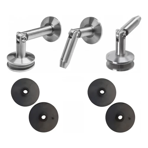 Systeem glazen overkappingen M10 3-delig trekstang fi 10 mm glas 8-17,52 mm AISI 304 satijn 000-261 (1)