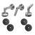Système de verrières M10 tirant 3 éléments fi 10 mm verre 8-17,52 mm AISI 304 satiné 000-261 (1)