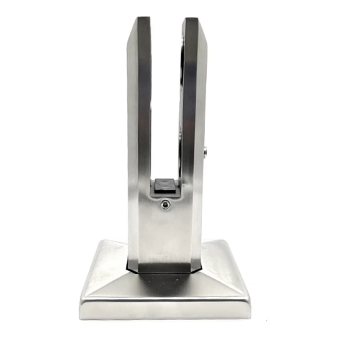 Verticale glashouder spigot 50x50/100x100 mm glas 12-17,52 mm AISI 304 satijn 000-291 (1)