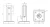 Fixation verticale pour verre spigot 50x50/100x100 mm verre 12-17,52 mm AISI 304 satiné 000-291 (5)