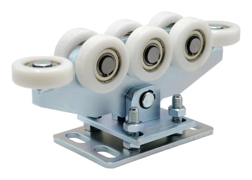 Pakket rijdwagens 80 (8-rollen. nylon rollen) KIT voor schuifpoorten met accessoires 000-305 (2)
