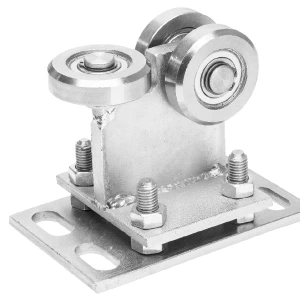 Chariot de roulement 80 3 galets acier pour portails coulissants autoportants légers