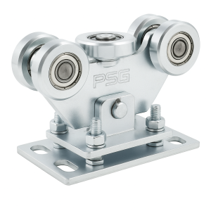 Chariot de portail coulissant 70 à 5 galets oscillant galets acier