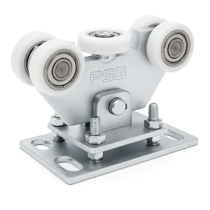 Chariot roulant 70 pour portail coulissant oscillant 5 galets en plastique