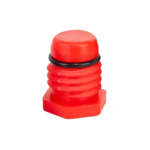 Testplug voor leidingen 20 mm rood