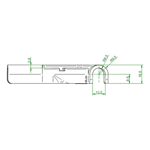 Muur-vloerbocht 10-12 mm 25 stuks 000-091 (12)