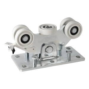 Chariot de roulement pour profil aluminium à 5 galets en plastique