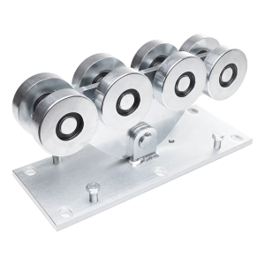 Chariot 8 galets pour portails coulissants sur rail 6V.140