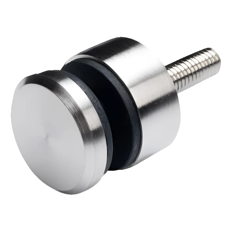 Fixation ponctuelle pour verre fi 30/13/M8x40 verre 6-12 mm AISI 304 système plat satiné 000-295 (1)