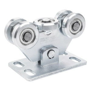 Chariot de portail 80 pour portail coulissant – 5 galets, galets acier