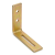 Équerre réglable KR 1 75x65x20x3,0 zinc galvanique doré 000-345 (1)