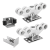 Kit de chariots pour portail coulissant : 2× chariot (9 galets, plastique) + accessoires 000-252 (1)
