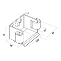 Kit de chariots pour portail coulissant : 2× chariot (9 galets, plastique) + accessoires 000-252 (7)
