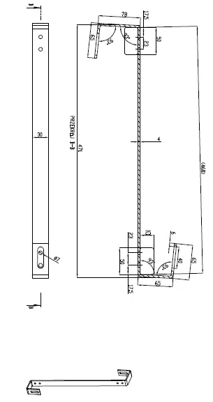 Dakhaak S470 voor schuine daken PV-08-24 (1)