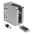 Support pour verre 45x45x26 mm avec fixation pin verre 6–10,76 mm AISI 304 système plat satiné 000-268 (4)