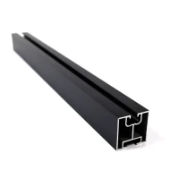 Aluminium Montageprofiel 665cm 40x40 voor T-bouten Geanodiseerd