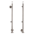 Poteau final gauche ø 42,4x1230mm AISI304 fixation latérale satiné 000-525 (1)