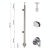 Poteau final gauche ø 42,4x1230mm AISI304 fixation latérale satiné 000-525 (2)