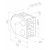 Poteau final gauche ø 42,4x1230mm AISI304 fixation latérale satiné 000-525 (3)