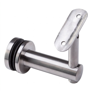 Fixation de main courante pour verre 10,76-25,52mm fi 50mm AISI304 système 42,4 satiné