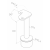 Poteau d'angle pour balustrade en verre ø 42,4x1060/1102,4mm 4 fixations brossé 000-559 (3)