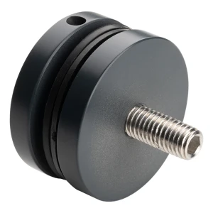 Fixation ponctuelle verre 8-17,52mm fi 50/8/M10x50 AISI304 système plat anthracite