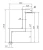Pince latérale H35 aluminium 6060 trou M8 Anodisé PV-03-06 (1)