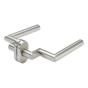 PSG Katania – poignée de porte inoxydable avec plaque ovale et déport