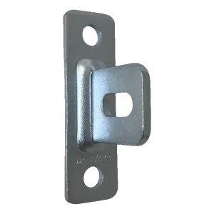 Raccord de panneau de clôture à visser H80 noir semi-mat RAL 9005