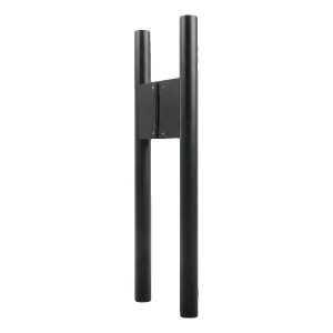 PSG Poignée de porte double face ronde noir mat 30×500 mm AISI 304