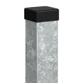 Poteau de clôture 80x80x2 mm, longueur 2,4 m, galvanisé 000-489 (1)