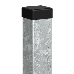 Poteau de clôture 80x80x2 mm, longueur 2 m galvanisé