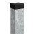 Poteau de clôture 80x80x2 mm, longueur 2,4 m, galvanisé 000-489 (1)
