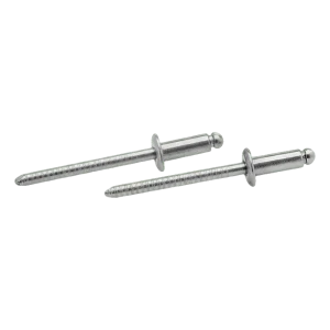 Rivet aveugle acier inoxydable 4x10 mm A2 cannelé DIN 7337
