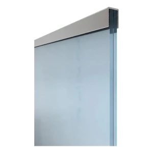 Poignée aluminium rectangulaire Kozza 30,1 × 25 mm pour verre 16–21,52 mm – 5 m, anodisé mat