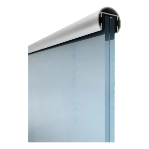 Kozza – main courante ronde en aluminium Ø40 mm pour verre 16–21,52 mm, longueur 5 m, anodisation mate