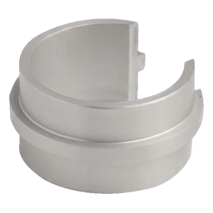 Connecteur Kozza pour balustrade pour main courante aluminium ronde Ø 40 mm 180°