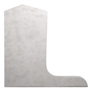 Capot latéral gauche Kozza pour profilé de balustrade en verre L KE 105 – aluminium anodisé mat