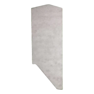 Capuchon latéral gauche Kozza pour profilé de balustrade vitrée KE 120 – aluminium anodisé