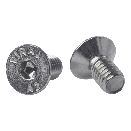 Verzonken kop schroef M6x12 mm A2 DIN 7991 – zeskantholte, roestvrij staal 000-814 (1)