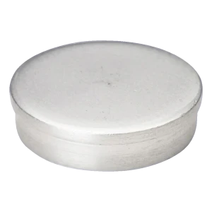 Cache-orifice en aluminium Kozza pour profils de balustrades tout verre KE 105 / KE 115 – anodisation mate